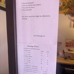 YanZi Massage - Updated Price List
