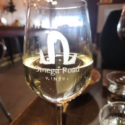 Glass of Torrontes wine Glass of Torrontes wine