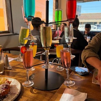Madres Brunch - Mimosa tower - Breakfast & Brunch Near Me - Bellflower, California Madres Brunch - Mimosa tower - Breakfast & Brunch Near Me - Bellflower, California