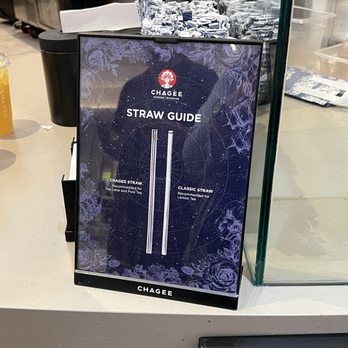 Chagee Modern Teahouse - Art/ Straw Options - Coffee & Tea Near Me - Torrance, California