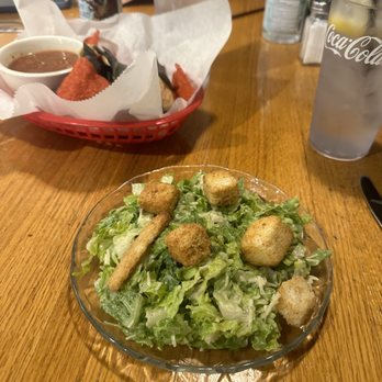 The Lost Anchor - Caesar salad, chips and salsa. - Seafood Near Me - Vienna, West Virginia The Lost Anchor - Caesar salad, chips and salsa. - Seafood Near Me - Vienna, West Virginia