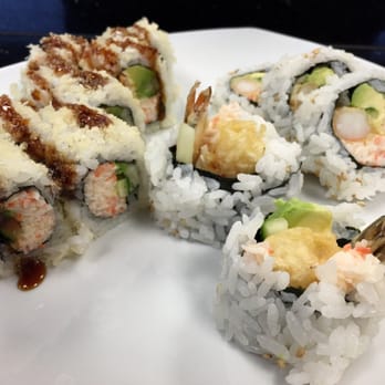 Yanagi Sushi - I got the crunchy roll and the Shrimp tempura roll. - Japanese Near Me - Gilbert, Arizona Yanagi Sushi - I got the crunchy roll and the Shrimp tempura roll. - Japanese Near Me - Gilbert, Arizona