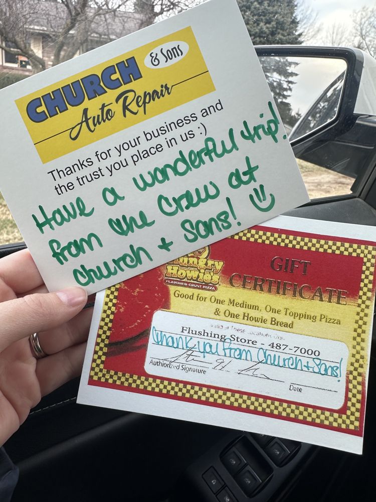 CHURCH AND SONS AUTO REPAIR Updated September 2024 1430 Flushing Rd