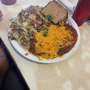 Mickies Dairy Bar - Beef and Chili cheese omelette - Breakfast & Brunch Near Me - Madison, Wisconsin Mickies Dairy Bar - Beef and Chili cheese omelette - Breakfast & Brunch Near Me - Madison, Wisconsin