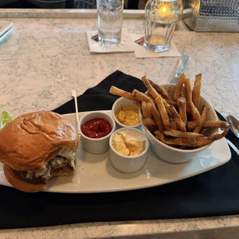 Ruth's Chris Steak House - Burger with fries. - Steakhouses Near Me - Jupiter, Florida Ruth's Chris Steak House - Burger with fries. - Steakhouses Near Me - Jupiter, Florida