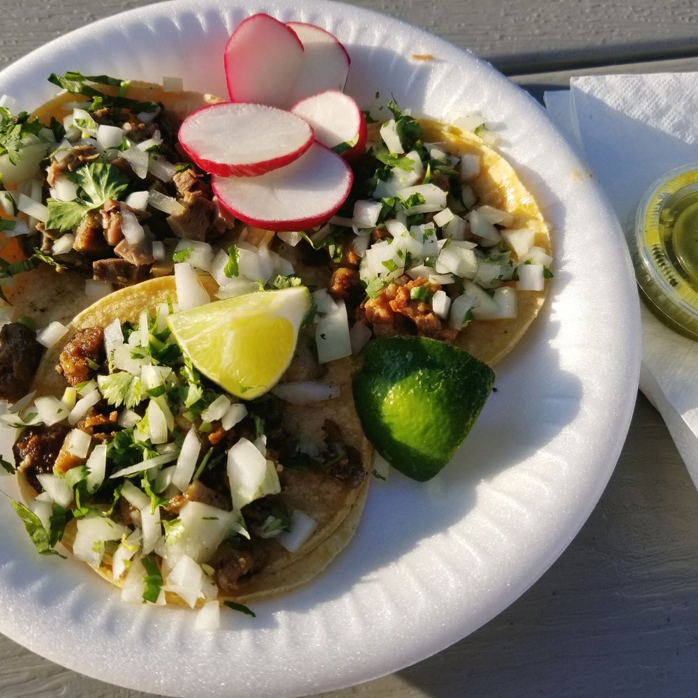Three tacos at $1.75 each! Three tacos at $1.75 each!