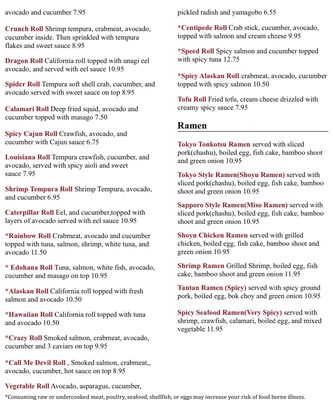 Menu photo 7 Edohana Sushi Fort Worth, TX Menu photo 7 Edohana Sushi Fort Worth, TX