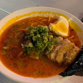 GoBistro - Spicy Tonkotsu Ramen with pork belly. - Sushi Bars Near Me - Hollywood, Florida