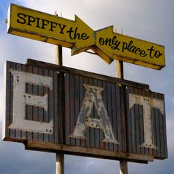 Spiffy Dine In Drive In - Vintage neon sign, no longer lit