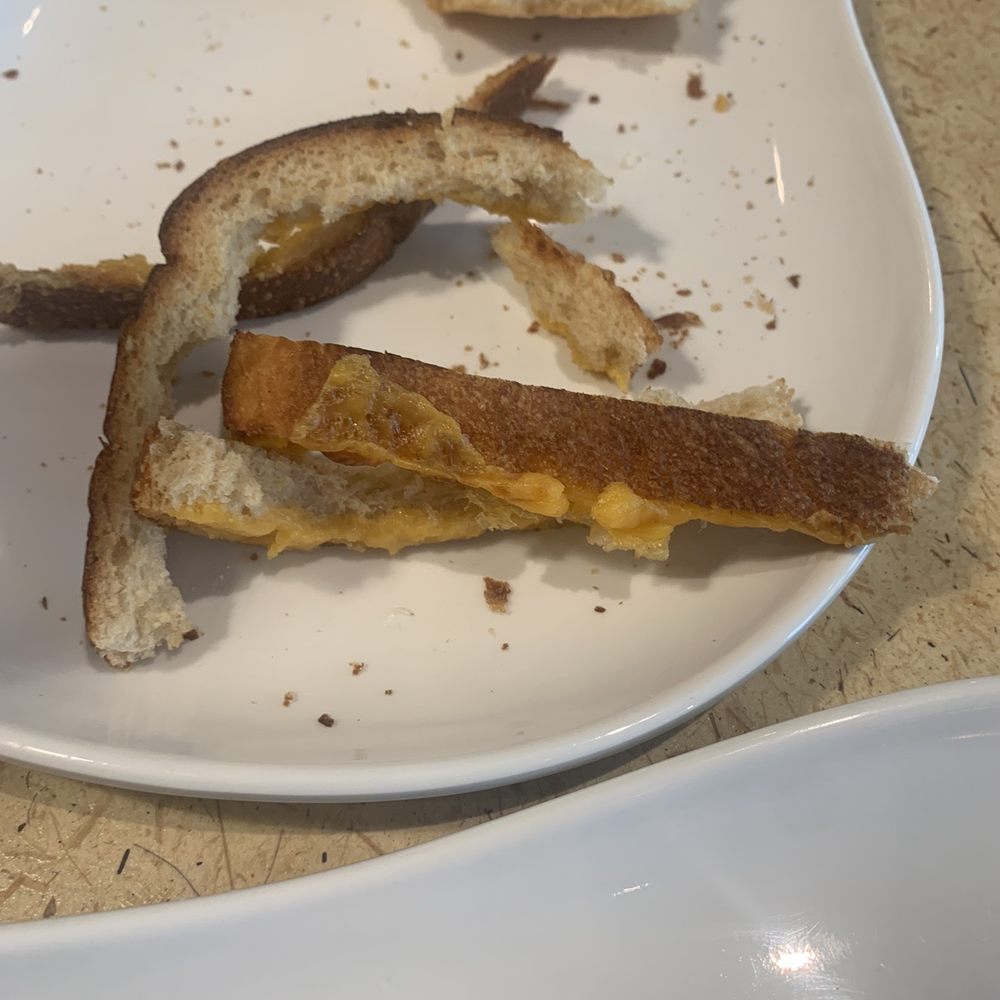 The crust of regular slice bread; not miche. The crust of regular slice bread; not miche.