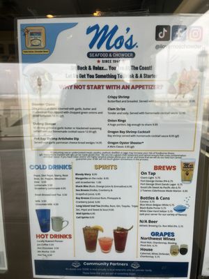 Menu photo 1 Mo's Seafood & Chowder Seaside, OR