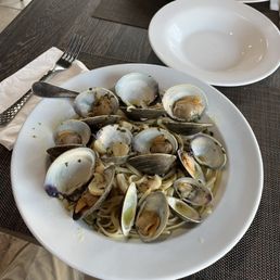 Linguini White Clams Sauce Linguini White Clams Sauce