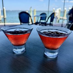 Dry Dock Waterfront Grill - Pomegranate martinis