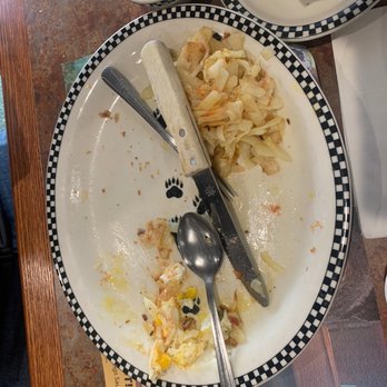 Black Bear Diner Colton - The aftermath of the country Chicken Fried Steak (560 cals.) - Diners Near Me - Colton, California Black Bear Diner Colton - The aftermath of the country Chicken Fried Steak (560 cals.) - Diners Near Me - Colton, California