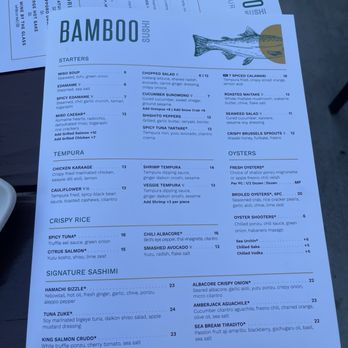Bamboo Sushi - Menu - Sushi Bars Near Me - Denver, Colorado