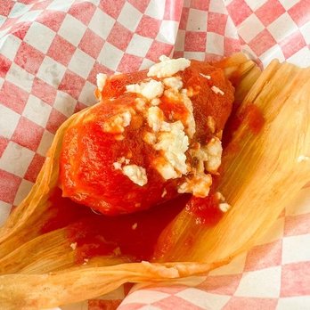 Esquina Latina - Chuchitos. I want that red sauce on everything - Food Trucks Near Me - Conroe, Texas