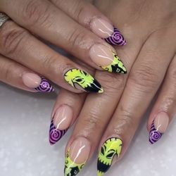 Day Nail Bar - Neon Oogie Boogie Halloween Nail Art at Day Nail Bar. CALL(408)591-1166 4750 Almaden Expy, San Jose, CA, 95118. Follow Us: IG @day_nailbar