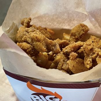 Big Chicken - Kid's popcorn chicken with fries - my son liked the chicken. - Fast Food Near Me - Peabody, Massachusetts Big Chicken - Kid's popcorn chicken with fries - my son liked the chicken. - Fast Food Near Me - Peabody, Massachusetts