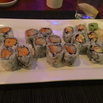 Aji 53 - Sweet Potato Tempura Roll, Spicy Onion Tempura Roll and Peanut Avocado Roll - Sushi Bars Near Me - Bay Shore, New York Aji 53 - Sweet Potato Tempura Roll, Spicy Onion Tempura Roll and Peanut Avocado Roll - Sushi Bars Near Me - Bay Shore, New York