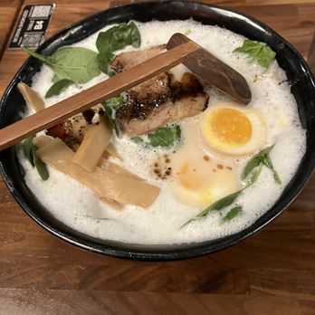 Moriya Shokudo - tonkotsu ramen, mild - Ramen Near Me - Richardson, Texas Moriya Shokudo - tonkotsu ramen, mild - Ramen Near Me - Richardson, Texas