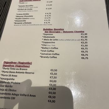PortoBello - Menu - Portuguese Near Me - Nazaré, 10