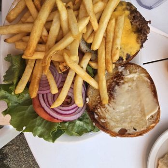 Sportsman's Hall - Cheeseburger and fries - American Near Me - Pollock Pines, California Sportsman's Hall - Cheeseburger and fries - American Near Me - Pollock Pines, California