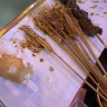 Gao's Crab & Kabob - Mini Chicken Skin Skewers(10) 迷你小鸡皮(10) - Chinese Near Me - Rowland Heights, California Gao's Crab & Kabob - Mini Chicken Skin Skewers(10) 迷你小鸡皮(10) - Chinese Near Me - Rowland Heights, California