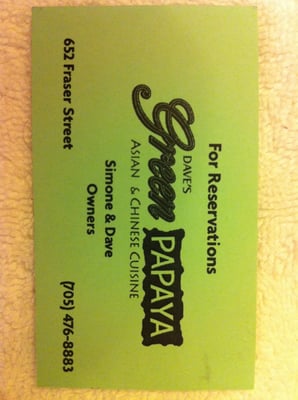 Dave's Green Papaya by null