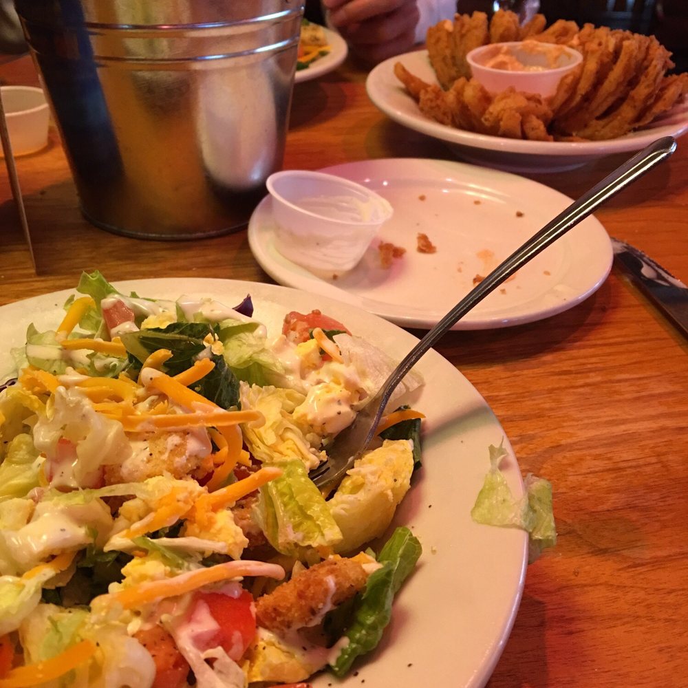 Texas Roadhouse - side salad, cactus bloom onion app - Steakhouses Near Me - Bear, Delaware Texas Roadhouse - side salad, cactus bloom onion app - Steakhouses Near Me - Bear, Delaware