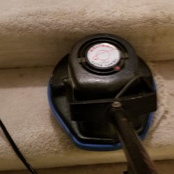 D's Carpet, Area Rug & Upholstery Cleaning - Scrubbing steps for steam cleaning.