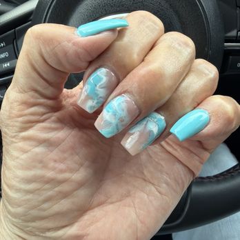 Nails For Today - Love the color and the marble design! - Nail Salons Near Me - Stafford, Virginia Nails For Today - Love the color and the marble design! - Nail Salons Near Me - Stafford, Virginia
