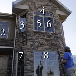 Martinez Pressure Washing & Exterior Services - Here's another visual of how we determine the number of windows