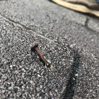 Bonafide Roofing - Exposed nail causing roof leak. - Roofing Near Me - Braselton, Georgia Bonafide Roofing - Exposed nail causing roof leak. - Roofing Near Me - Braselton, Georgia