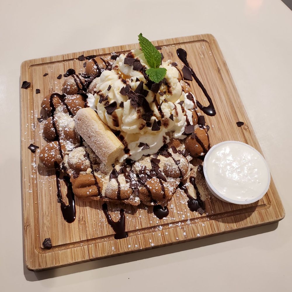 The Bubble Tea Shop - Tiramisu Bubble Waffle - Desserts Near Me - Richmond, British Columbia The Bubble Tea Shop - Tiramisu Bubble Waffle - Desserts Near Me - Richmond, British Columbia