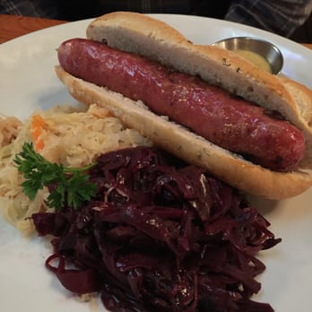 Reichenbach Hall - Kasewurst (flavored with cheese) - sauerkraut was delicious! - Bars Near Me - New York, New York Reichenbach Hall - Kasewurst (flavored with cheese) - sauerkraut was delicious! - Bars Near Me - New York, New York