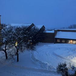 Briar Cliff University - View from 2nd floor of Alverno Hall during the winter