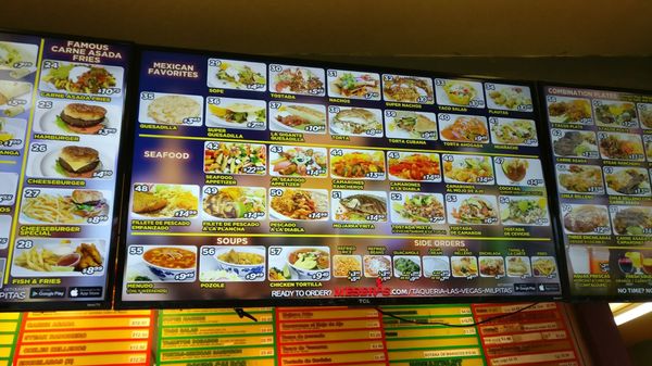 Menu photo 8 Taqueria Las Vegas Milpitas, CA