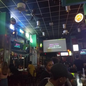 Looney's Pub - Karaoke monitor with lyrics - guess the song. - American Near Me - College Park, Maryland Looney's Pub - Karaoke monitor with lyrics - guess the song. - American Near Me - College Park, Maryland