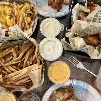 Wingstop - 2 Combos of 8 mixed wings with large cheese fries and extra dipping sauce. - Chicken Wings Near Me - Chula Vista, California