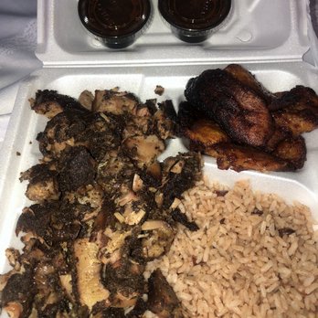 Island Jerk Hut - Jerk Pork w/ Rice and Peas and Plantain. - Caribbean Near Me - Chesapeake, Virginia