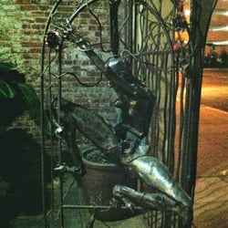 Broadway Studios - Front gate at night