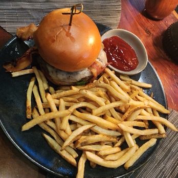City Perch Kitchen + Bar - PERCH BURGER w/fries - New American Near Me - North Bethesda, Maryland City Perch Kitchen + Bar - PERCH BURGER w/fries - New American Near Me - North Bethesda, Maryland