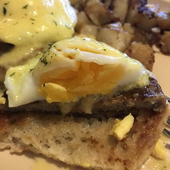 Owl Diner - Does that look like Eggs Benedict? I guess when you aren't asked your preference they will automatically make them hard. - Diners Near Me - Lowell, Massachusetts Owl Diner - Does that look like Eggs Benedict? I guess when you aren't asked your preference they will automatically make them hard. - Diners Near Me - Lowell, Massachusetts