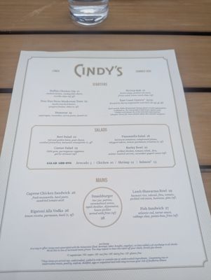 Menu photo 4 Cindy's Rooftop Chicago, IL Menu photo 4 Cindy's Rooftop Chicago, IL