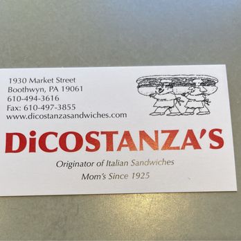Dicostanza Sandwich - Sandwiches Near Me - Marcus Hook, Pennsylvania Dicostanza Sandwich - Sandwiches Near Me - Marcus Hook, Pennsylvania