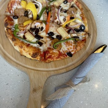 Glasshouzz - Veggie pizza with sausage - Pizza Near Me - Livermore, California Glasshouzz - Veggie pizza with sausage - Pizza Near Me - Livermore, California
