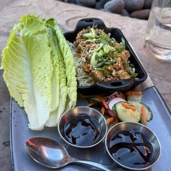Lazy Dog Restaurant & Bar - Chicken Lettuce Wraps - New American Near Me - Corona, California Lazy Dog Restaurant & Bar - Chicken Lettuce Wraps - New American Near Me - Corona, California