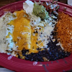 Coyote Cantina - The Turkey jalapeno enchiladas tend to be my 'go to' entree, very good.