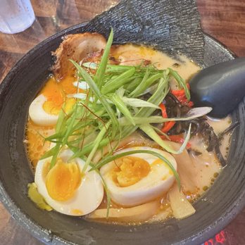 Kokoro Ramen - Tonkotsu Ramen with extra egg and extra spicy - Ramen Near Me - Eureka, California