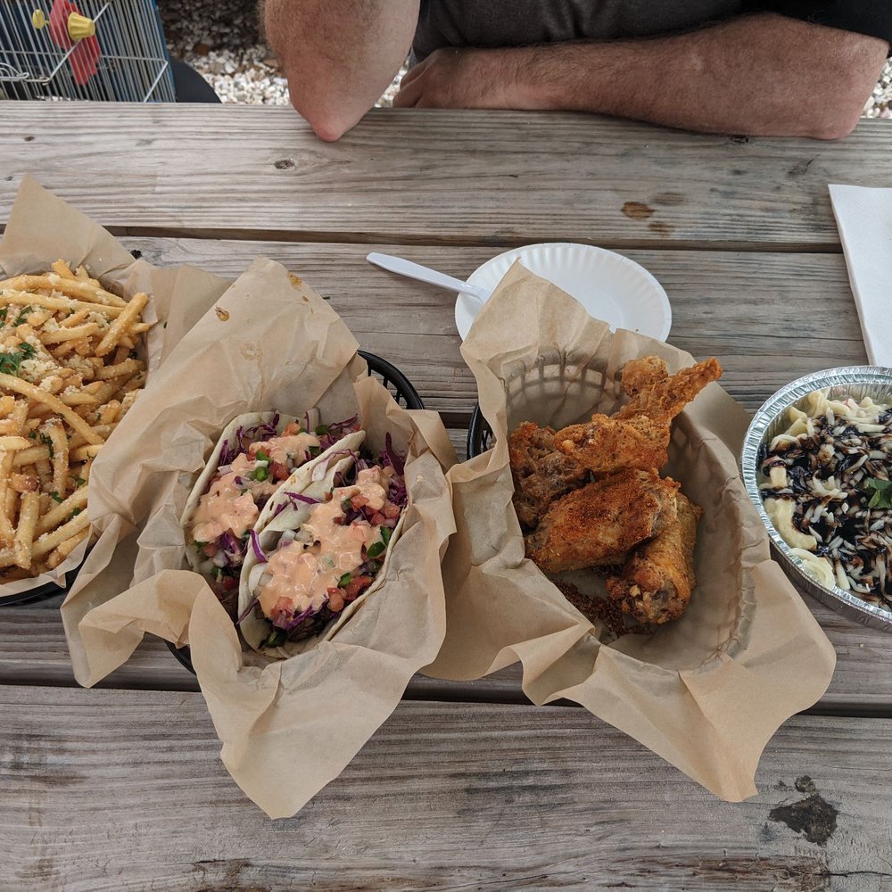 The Backyard - A sampling of the delicious food we ordered - American Near Me - Seabrook, Texas The Backyard - A sampling of the delicious food we ordered - American Near Me - Seabrook, Texas